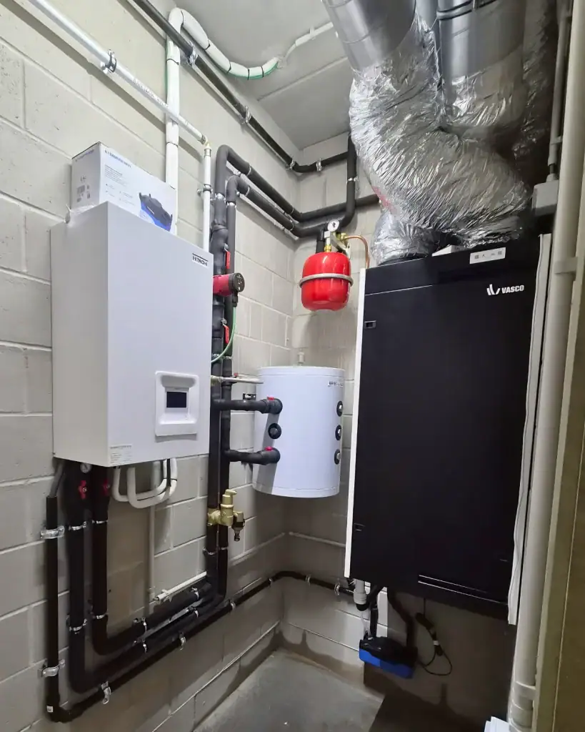 Gasketel vervangen door een warmtepomp: installatie door Yannick Opsteyn Technieken
